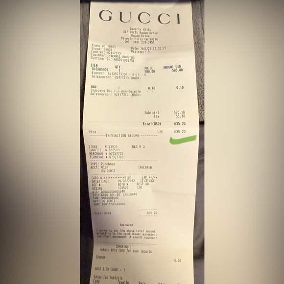 Gucci sunglasses authenticated - Picture 6 of 7